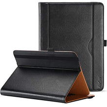 Load image into Gallery viewer, ProCase Universal Case for 9 - 10 inch Tablet, Stand Folio Universal Tablet Case Protective Cover for 9&quot; 10.1&quot; Touchscreen Tablet, with Adjustable Fixing Band and Multiple Viewing Angles  Black
