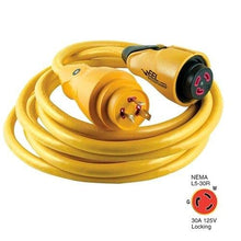Load image into Gallery viewer, Marinco CS30-50 EEL 30A 125V Shore Power Cordset - 50 - Yellow Marine , Boating Equipment
