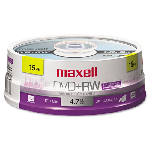 MAX634046 - Maxell 4X DVD+RW Media