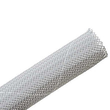 Load image into Gallery viewer, HellermannTyton 170-03073 Flame Retardant Expandable Braided Sleeving, 0.5&quot; Dia, Gray, 100.0 ft/Standard Reel
