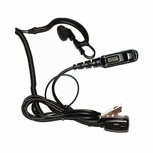 AOER G Shape Police Earpiece Headset Mic for Motorola Radio XPR3300 XPR3500 XIR P6620 XIR P6600 E8600 E8608 MotoTRBO