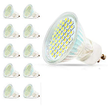 Load image into Gallery viewer, Mengjay 10 Pcs GU10 3W 110V 60 SMD 2835 LED spot Spotlight Energy Saving lamp Bulb Light Bulbs Warm White 3000K (Replaces 30W Halogen Lamps, 120  Radiation Angle, LED Bulbs, LED Bulbs)
