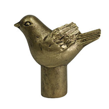 Load image into Gallery viewer, Urbanest Bird Lamp Finial, 1 3/4-inch Tall, Antique Gold
