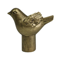 Urbanest Bird Lamp Finial, 1 3/4-inch Tall, Antique Gold