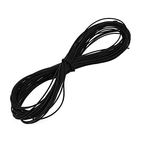 Aexit Heat Shrinkable Electrical equipment Tube Wire Wrap Cable Sleeve 15 Meters Long 0.7mm Inner Dia Black