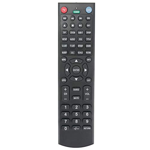 New TV DVD Combo Replace Remote Control fit for Jensen JTV19DC JE2815 JE4015 JE5015 JE3215 JTV2815DC JE3214 JE1914 JE2414 JE2814 JE3914 JE4614 JE5014 JE1914DVDC JE1913AC2 JE3213AC JE2613AC JE2612LED