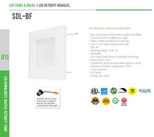 Load image into Gallery viewer, Westgate 15 Watt 6&quot; Inch Recessed Lighting Kit with Baffle Trim - Square Shaped LED Retrofit Downlight - Premium Dimmable Light Fixture - Best Ceiling Lights - ETL Listed (3000K Soft White 8 Pack)
