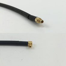 Load image into Gallery viewer, 12 inch RG188 MMCX MALE to MMCX MALE ANGLE Pigtail Jumper RF coaxial cable 50ohm Quick USA Shipping
