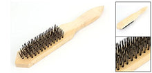 Load image into Gallery viewer, Wooden Handgrip Steel Wire Cleaning Brush Tool 27cm Long
