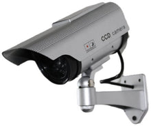 Load image into Gallery viewer, Cop Security 15-CDM18 Solar Powered Fake Dummy Security Camera, Silver
