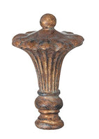 B&P Lamp Royal Style, Antique Brass Finish, 3-5/8 Inch Height, 1/4-27 Tap