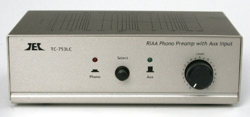 TCC TC-753LC Silver Phono Preamp w/AUX Input, Premium High Output Adaptor and TC-ADUSB Digital Recording Adaptor Combo