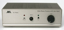 Load image into Gallery viewer, TCC TC-753LC SILVER Phono Preamp w/Level Control and AUX Input; includes optional PREMIUM HIGH POWER AC Adaptor
