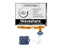 Load image into Gallery viewer, waveshare 9.7inch E-Ink Display HAT Compatible with Raspberry Pi4B/3B+/3B/2B/B+/A+/Zero/Zero W/WH/Zero 2W 1200x825 Resolution IT8951 Controller USB/SPI/I80 Interface Supports Partial Refresh
