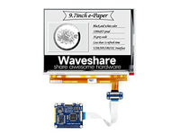 waveshare 9.7inch E-Ink Display HAT Compatible with Raspberry Pi4B/3B+/3B/2B/B+/A+/Zero/Zero W/WH/Zero 2W 1200x825 Resolution IT8951 Controller USB/SPI/I80 Interface Supports Partial Refresh