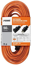 Load image into Gallery viewer, Prime EC501630 50-Foot 16/3 SJTW Medium Duty Extension Cord, Orange
