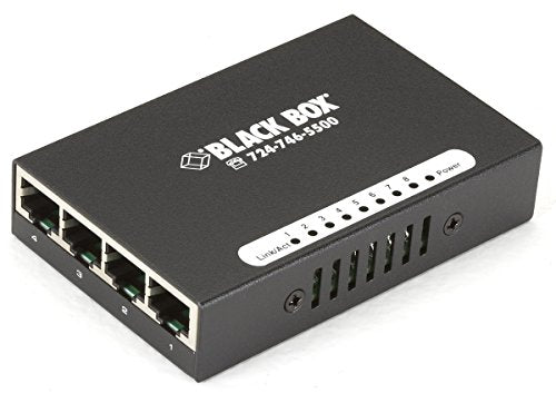 Black Box Switch - (8) 10/100-Mbps Copper RJ45, USB Powered