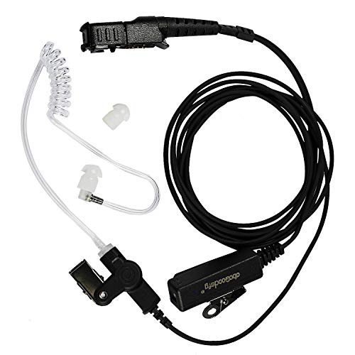 abcGoodefg 2-Wire Covert Acoustic Surveillance Earpiece Kit for Motorola 2 Two Way Radio XPR3300 XPR3500 XIR P6620 XIR P6600 DP2400 DP2600 E8600 E8608 MotoTRBO