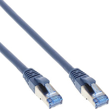 Load image into Gallery viewer, InLine 76850B Patch Cable / S/FTP PiMf / 500 MHz / Category 6A / 0.5 m / Blue
