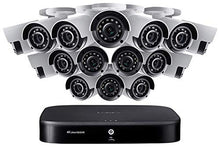 Load image into Gallery viewer, Lorex 4K Indoor/Outdoor Analog Wired Security Camera System, Ultra HD Bullet Cameras with Motion Detection Surveillance, Color Night Vision &amp; Smart Home Compatibility, 3TB 16 Channel DVR, 16 Cameras
