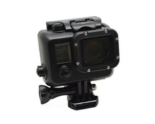 Load image into Gallery viewer, Low-profile Black 131&#39; 30m Waterproof Housing Dive Underwater Protective Replacement Case with Quick Release Buckle and Screw for GoPro Black Silver White Edition Hero 3, Hero 3+, Hero 3 Plus, Hero 4
