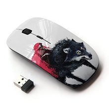 Load image into Gallery viewer, KawaiiMouse [ Optical 2.4G Wireless Mouse ] Wolf Red Cape Riding Hood Death Werewolf
