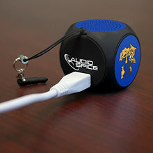 Load image into Gallery viewer, AudioSpice Kentucky Wildcats MX-100 Cubio Mini Bluetooth Speaker Plus Selfie Remote - Black
