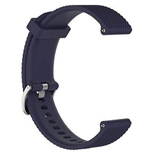 Load image into Gallery viewer, Replacement for Samsung Galaxy Watch (42mm) Bands, 20mm Galaxy Watch Band Silicone Replacement Bracelet Strap fit Samsung Galaxy Watch SM-R810 Smart Watch Small Navy Blue
