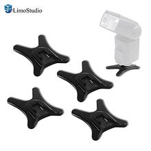 Load image into Gallery viewer, LimoStudio (4 Packs) Flash Bracket Hot Shoe Mount Base Adapter, Light Stand Mount With 1/4 Inch Screw Thread Hole, Compatible With All Flash, Flash Light Stand For Canon, Nikon, Photo Studio, AGG2116
