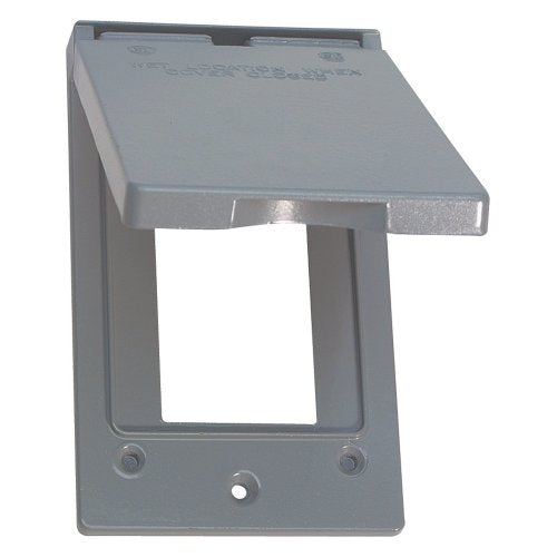 Sigma Electric, Gray 14248 1-Gang Vertical GFCI Cover