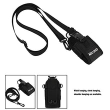 Load image into Gallery viewer, Zerone Portable Walkie Talkie Nylon Belt Case Bag with Adjustable Shoulder Strap Two Way Radio Holder Holster for MSC-20D
