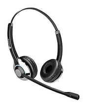 Load image into Gallery viewer, TruVoice HD-550 Deluxe Double Ear Headset with Noise Canceling Microphone and USB Adapter Cable with Mute Switch and Volume Control (Connects and Works with PC, Laptop and Softphones)
