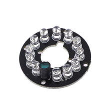 Load image into Gallery viewer, uxcell CCTV CCD Camera 12 LED Lamp IR Infrared Board Plate
