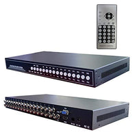 CCTV Camera Pros VM-HD16 16ch HD CCTV Multiplexer | Analog AHD HDCVI HD-TVI Video Processor | BNC VGA HDMI Output