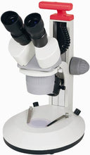 Load image into Gallery viewer, Ken-A-Vision T-22021 VisionScope 2 - Binocular Stereo Microscope with Interchangeable Head, 20x Eyepiece, 1x and 3X Objectives, LED Light Source, 20x and 60x Magnification
