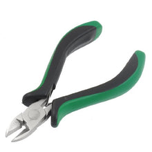 Load image into Gallery viewer, uxcell Green Black Plastic Handle Coated Diagonal Cutting Plier Cutter
