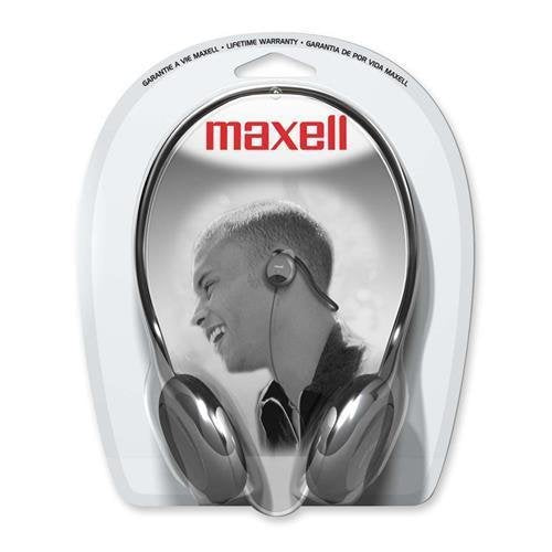 Maxell 190316 NB-201 Stereo Neckbands Headphone - Stereo - Black - Mini-phone - Wired - 32 Ohm - 16 Hz 24 kHz - Nickel Plated - Behind-the-neck - Binaural - Ear-cup