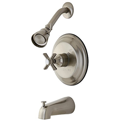 KINGSTON BRASS KB2638ZX Millennium Tub and Shower Faucet, Brushed Nickel