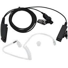 Load image into Gallery viewer, Tenq Pro Covert Acoustic Tube Bodyguard FBI Earpiece Headset Mic for Multi-PIN Motorola Radio
