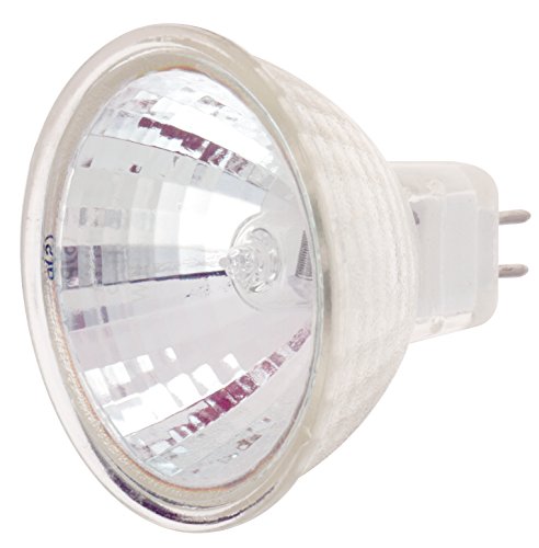 Satco S1989 Bi Pin GZ4 Base Light Bulb, 35 Watts, 24 Volts, 315 Lumens, MR11 Shape, GZ4 ANSI Base, C-6 Filament, 2900 CCT (Kelvin), Warm White Temperature, 24 Beam Spread, CRI 100, Clear Finish