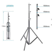 Load image into Gallery viewer, Yidoblo Dimmable RGBW 180W LED Video Light : 2800-9900K CRI 96+ LED Panel Remote,Smartphone APP, Light Stand for YouTube Studio Photography, Video Shooting (Light stand)
