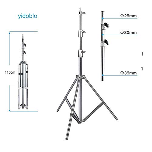 Yidoblo Dimmable RGBW 180W LED Video Light : 2800-9900K CRI 96+ LED Panel Remote,Smartphone APP, Light Stand for YouTube Studio Photography, Video Shooting (Light stand)