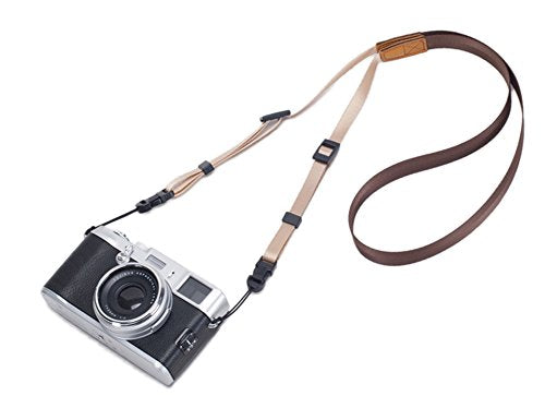 DOROM Universal Adjustable Slim Shoulder Sling Neck Strap for All Camera DSLR SLR (Coffee Brown)