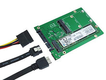Load image into Gallery viewer, USB 3.1 Micro B and SATA III to mSATA and M.2 SSD Adapter
