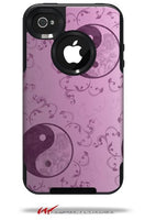 Feminine Yin Yang Purple - Decal Style Vinyl Skin fits Otterbox Commuter iPhone4/4s Case (CASE Sold Separately)