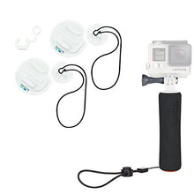 Load image into Gallery viewer, GoPro Surf Bundle - The Handler floating grip &amp; 2 Mounts w/ leash. GoPro Official Limited Edition combo - Water/Boardsports: Surfing, SUP , Snowboard, Kayak, Prone,Outrigger,Boating, Diving
