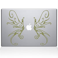 The Decal Guru Swirly Wings MacBook Decal Vinyl Sticker - 13