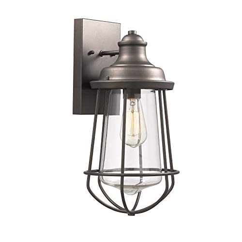 Chloe CH2D081RB16-OD1 Outdoor Wall Sconce, Rubbed Bronze