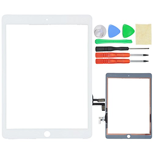 White Touch Screen Digitizer Panel for Ipad Air 5th +Tools