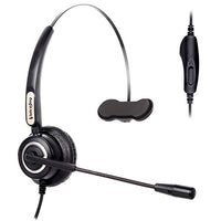 Volume and Mute Switch Headset Office Monaural Headset with Microphone RJ9 Plug for Cisco IP Phones 794X 796X 797X 69XX Series and 8811,8841,8851,8861,8941,8945,8961,9951,9971 etc